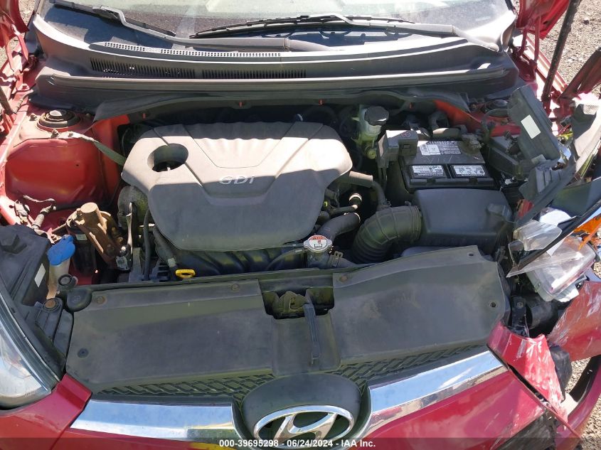 2014 Hyundai Veloster Base W/Red VIN: KMHTC6AD1EU184420 Lot: 39695298