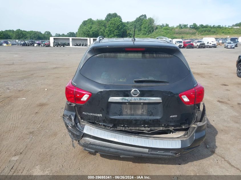 2018 Nissan Pathfinder S/Sv/Sl/Platinum VIN: 5N1DR2MM4JC609636 Lot: 39695341