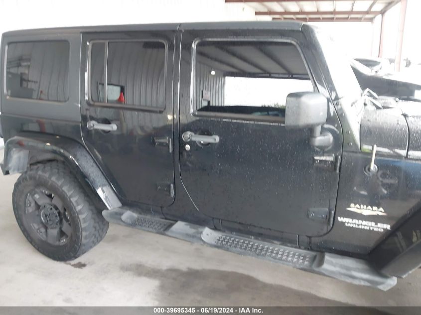 2013 Jeep Wrangler Unlimited Sahara VIN: 1C4BJWEG6DL570216 Lot: 39695345
