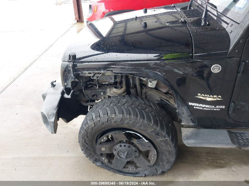 2013 Jeep Wrangler Unlimited Sahara VIN: 1C4BJWEG6DL570216 Lot: 39695345