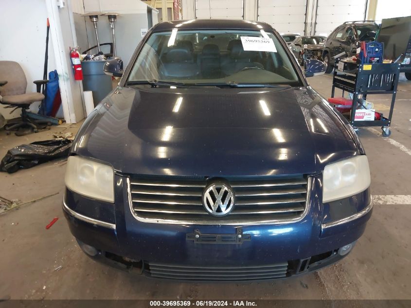 2005 Volkswagen Passat Gls 1.8T VIN: WVWAD63B65E062845 Lot: 39695369