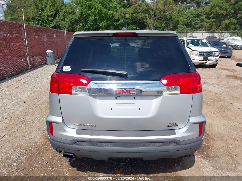 2016 GMC Terrain Sle-1 VIN: 2GKALMEK0G6132310 Lot: 39695376