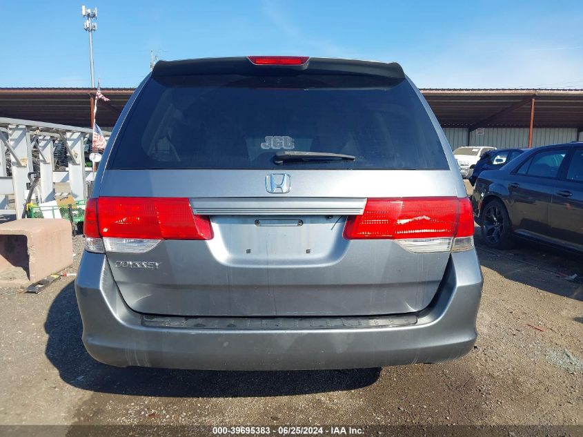 2009 Honda Odyssey Ex-L VIN: 5FNRL38799B016343 Lot: 39695383