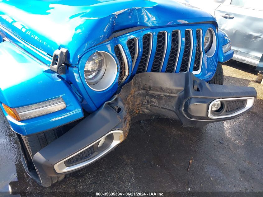 2021 Jeep Wrangler Unlimited Sahara 4Xe VIN: 1C4JJXP64MW682520 Lot: 39695394