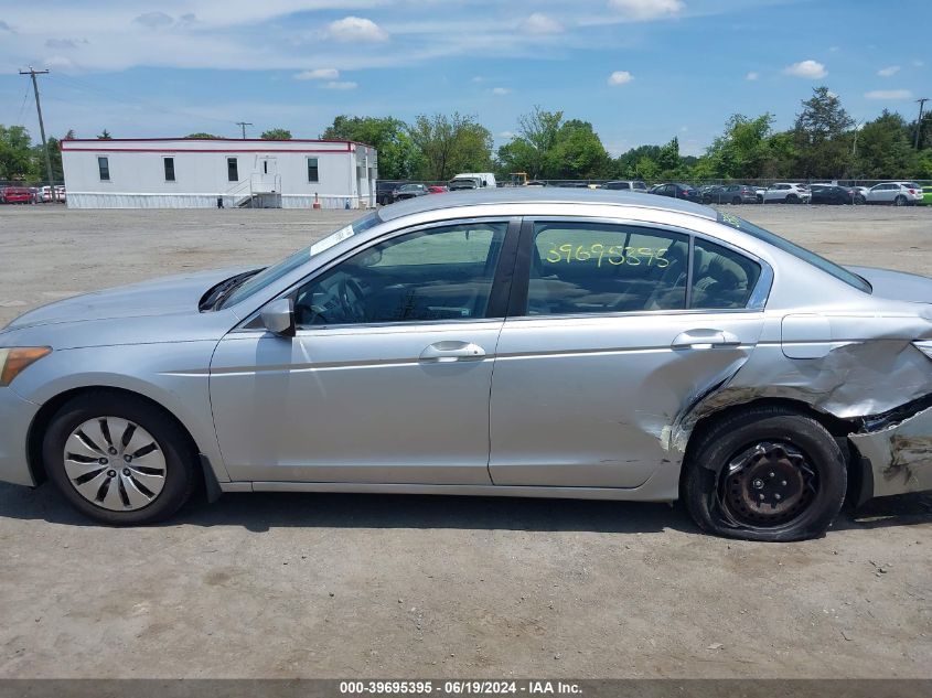 2010 Honda Accord 2.4 Lx VIN: 1HGCP2F32AA160982 Lot: 39695395