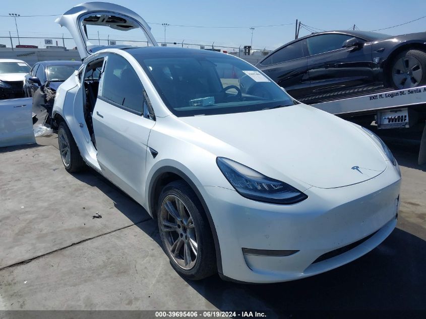 2021 TESLA MODEL Y LONG RANGE DUAL MOTOR ALL-WHEEL DRIVE - 5YJYGDEE9MF096759