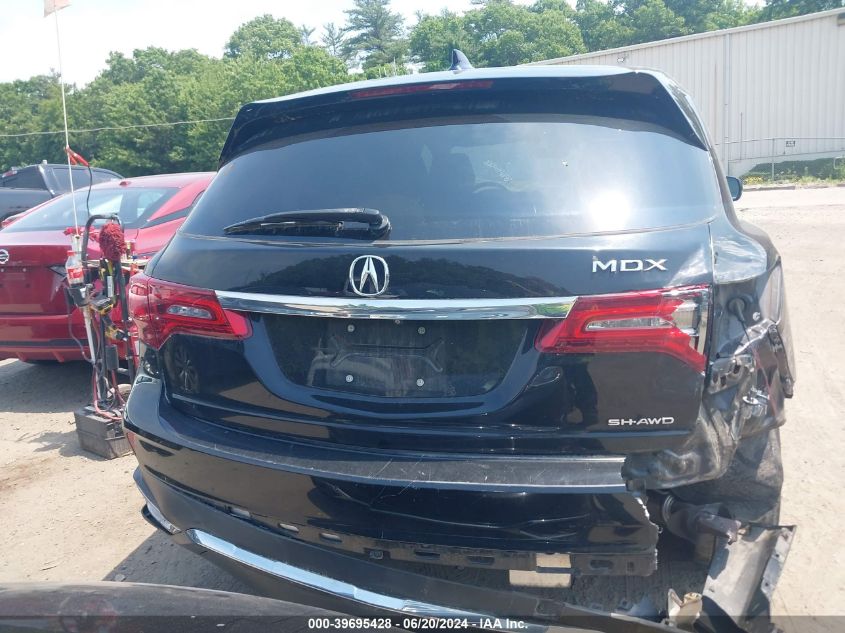 2017 Acura Mdx VIN: 5FRYD4H31HB010514 Lot: 39695428