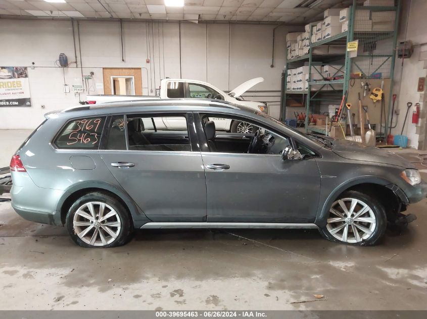 2017 Volkswagen Golf Alltrack Tsi S/Tsi Se/Tsi Sel VIN: 3VWH17AU5HM508612 Lot: 39695463