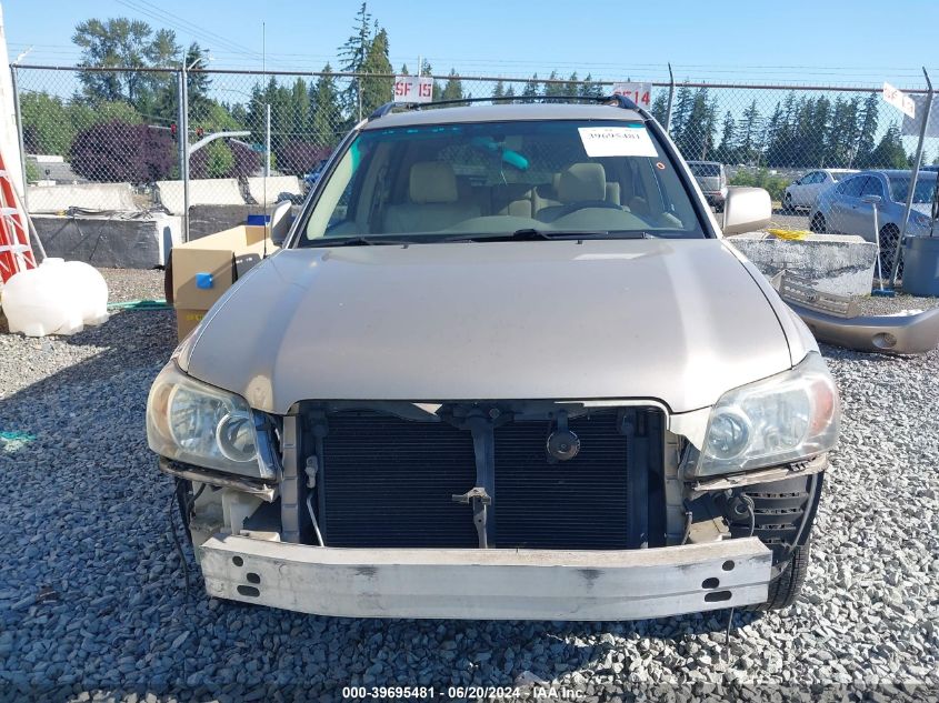 2007 Toyota Highlander Sport/Limited VIN: JTEEP21A270208133 Lot: 39695481
