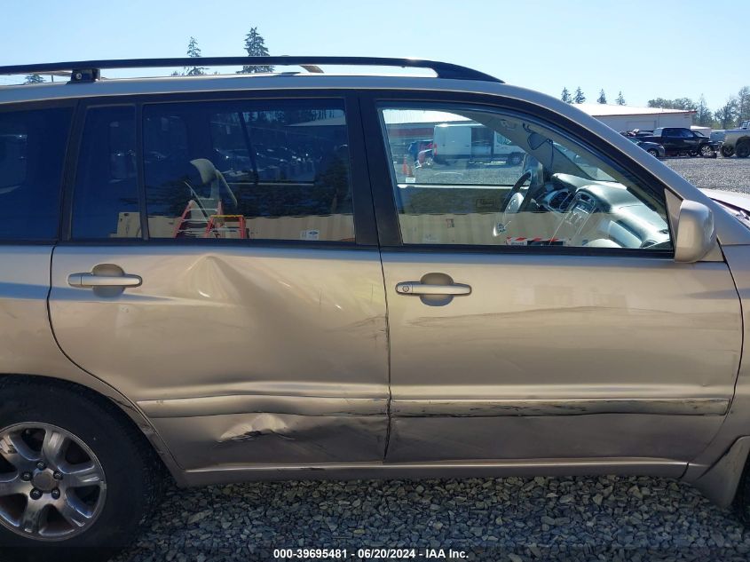 2007 Toyota Highlander Sport/Limited VIN: JTEEP21A270208133 Lot: 39695481