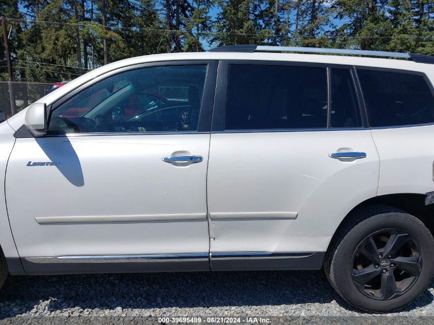 2011 Toyota Highlander Limited V6 VIN: 5TDYK3EHXBS036288 Lot: 39695489