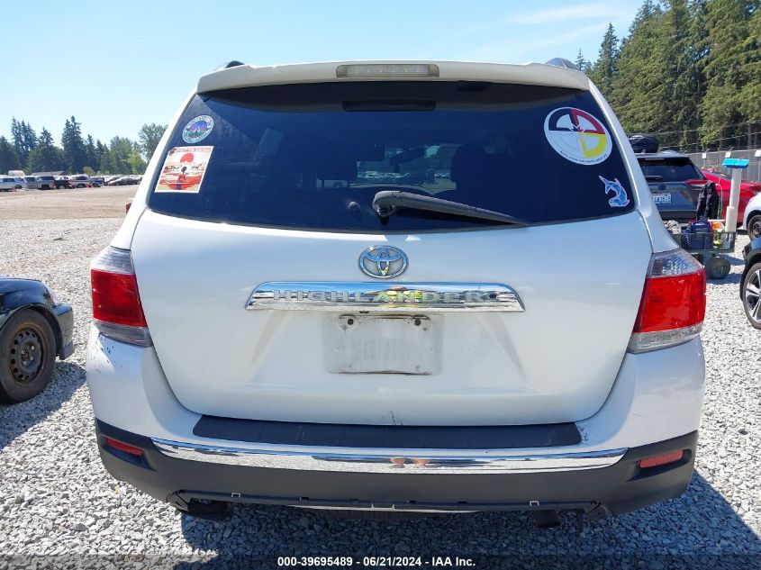2011 Toyota Highlander Limited V6 VIN: 5TDYK3EHXBS036288 Lot: 39695489