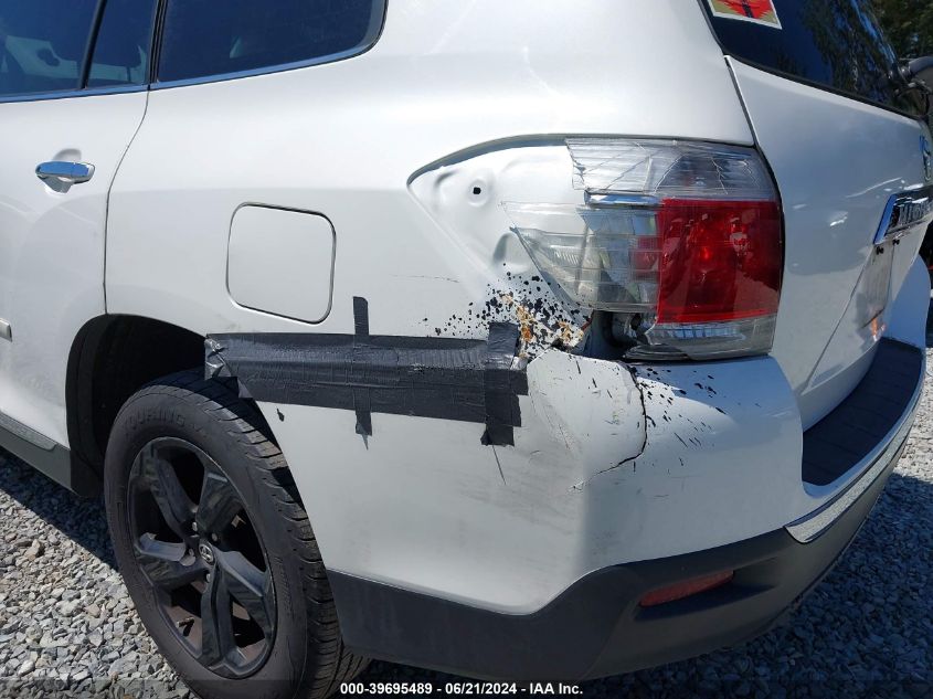 2011 Toyota Highlander Limited V6 VIN: 5TDYK3EHXBS036288 Lot: 39695489