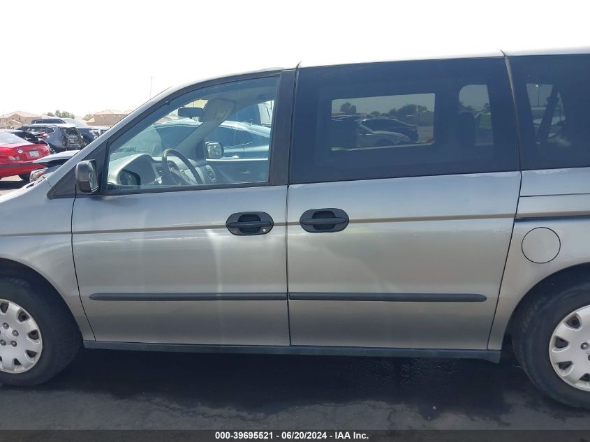 2000 Honda Odyssey Lx VIN: 2HKRL1852YH545975 Lot: 39695521