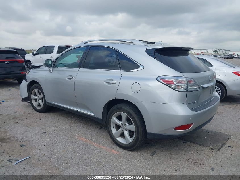 2012 Lexus Rx 350 VIN: 2T2BK1BA2CC139731 Lot: 39695526