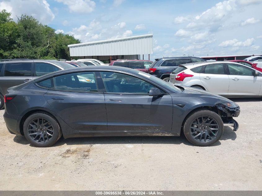 2024 TESLA MODEL 3 LONG RANGE DUAL MOTOR ALL-WHEEL DRIVE - 5YJ3E1EB5RF742892