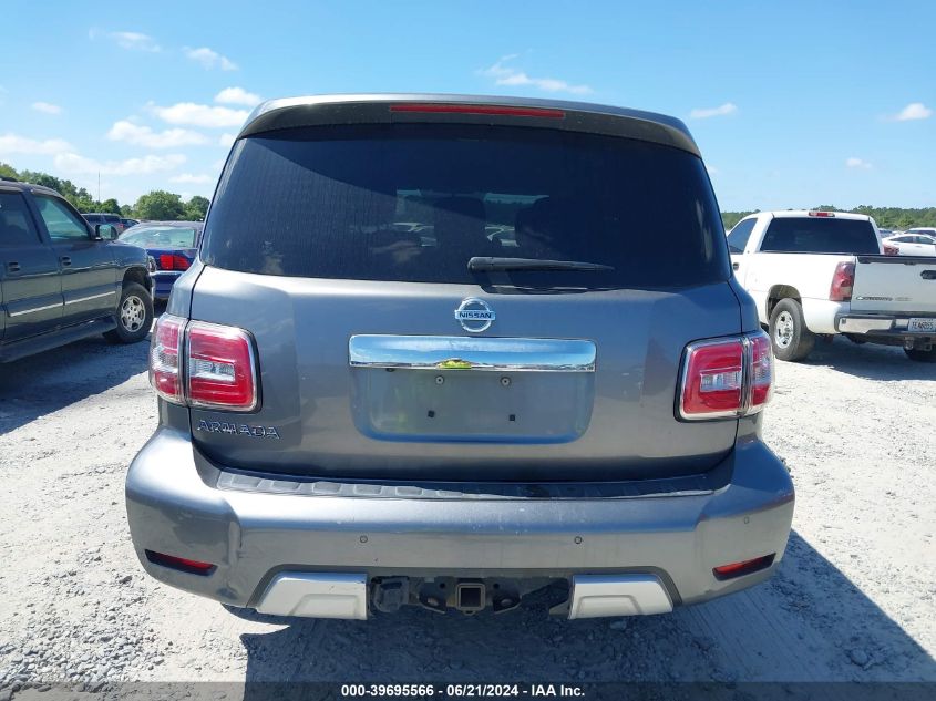 2018 Nissan Armada Sv/Sl/Platinum VIN: JN8AY2ND8J9055849 Lot: 39695566