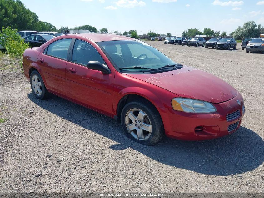 2002 Dodge Stratus Se Plus/Sxt VIN: 1B3EL46R32N155305 Lot: 39695568