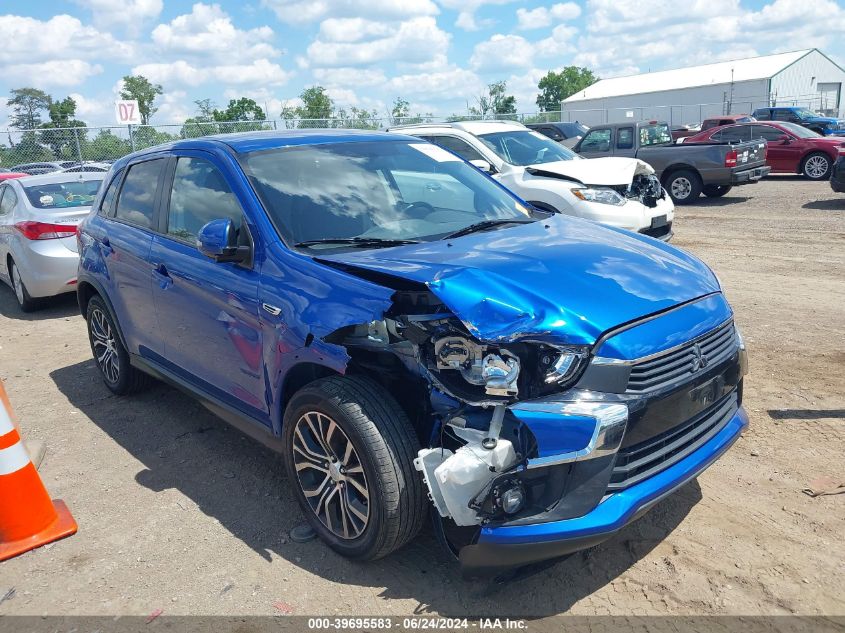 2016 Mitsubishi Outlander Sport 2.0 Es VIN: JA4AP3AUXGZ041383 Lot: 39695583