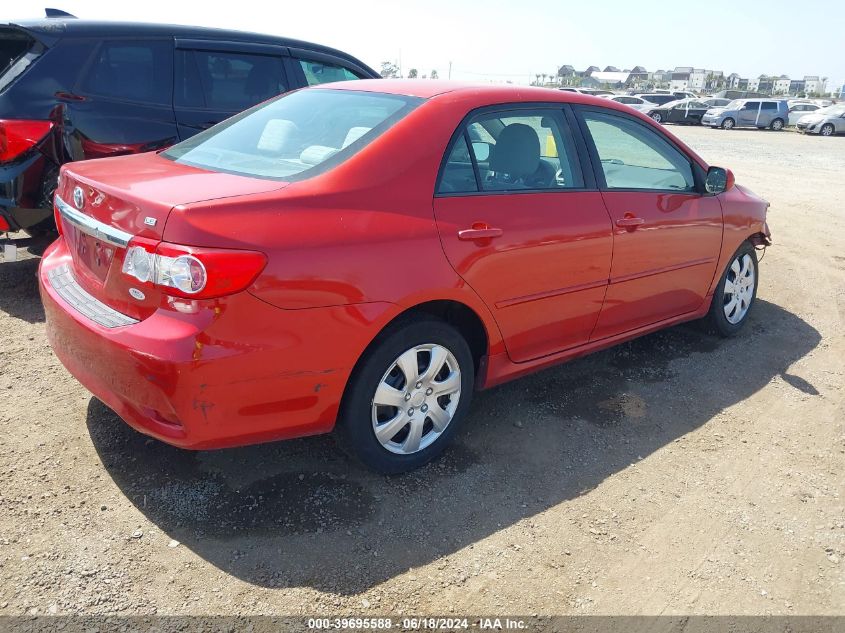 2012 Toyota Corolla Le VIN: 5YFBU4EE6CP064479 Lot: 39695588