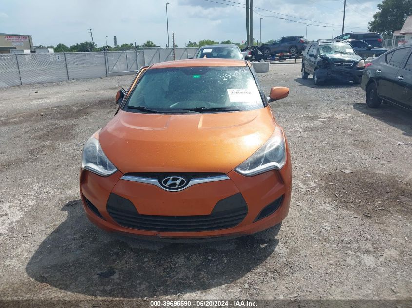 2016 Hyundai Veloster VIN: KMHTC6AD5GU250891 Lot: 39695590