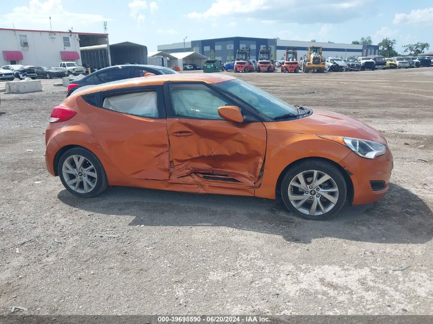 2016 Hyundai Veloster VIN: KMHTC6AD5GU250891 Lot: 39695590