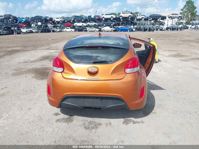 2016 Hyundai Veloster VIN: KMHTC6AD5GU250891 Lot: 39695590