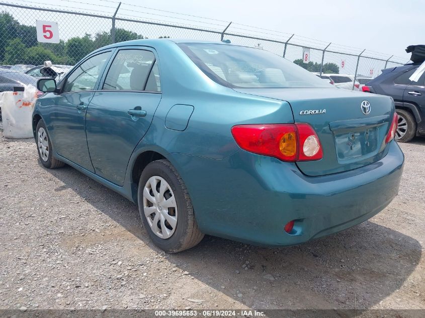 2T1BU40E39C156956 | 2009 TOYOTA COROLLA