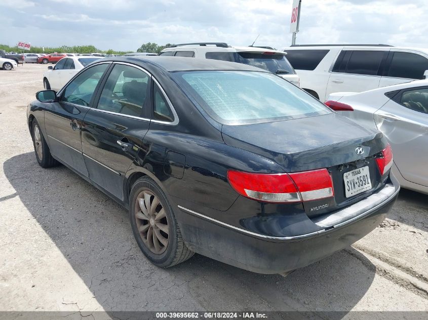 2006 Hyundai Azera Limited/Se VIN: KMHFC46F56A101165 Lot: 39695662