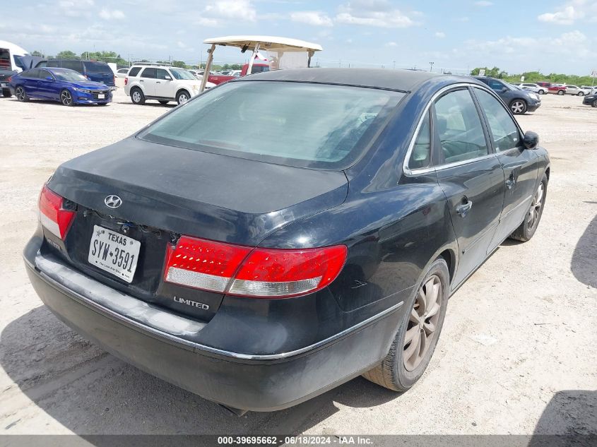 2006 Hyundai Azera Limited/Se VIN: KMHFC46F56A101165 Lot: 39695662