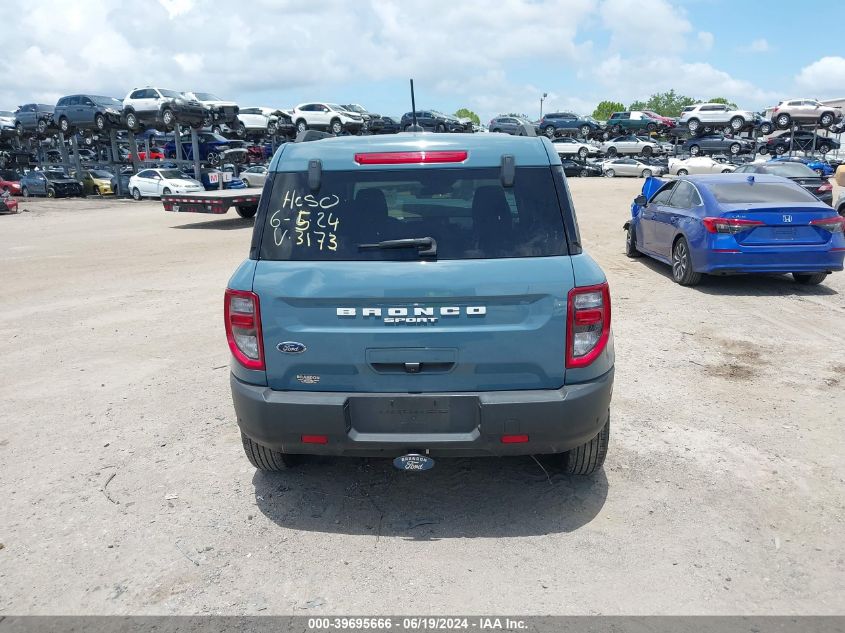 2022 Ford Bronco Sport Big Bend VIN: 3FMCR9B67NRD43173 Lot: 39695666