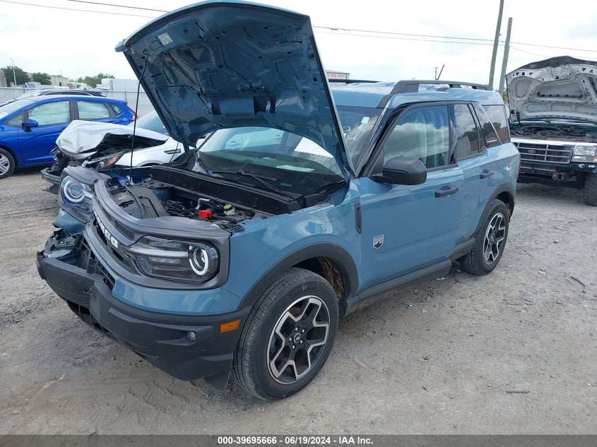 2022 Ford Bronco Sport Big Bend VIN: 3FMCR9B67NRD43173 Lot: 39695666