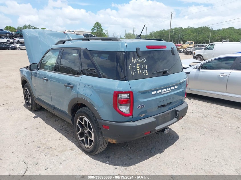 2022 Ford Bronco Sport Big Bend VIN: 3FMCR9B67NRD43173 Lot: 39695666