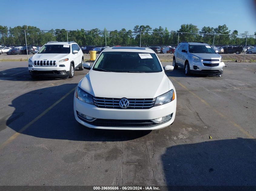 2013 Volkswagen Passat 3.6L V6 Se VIN: 1VWBM7A38DC040276 Lot: 39695686