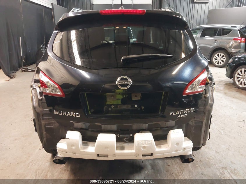 2012 Nissan Murano Le VIN: JN8AZ1MW2CW209552 Lot: 39695721
