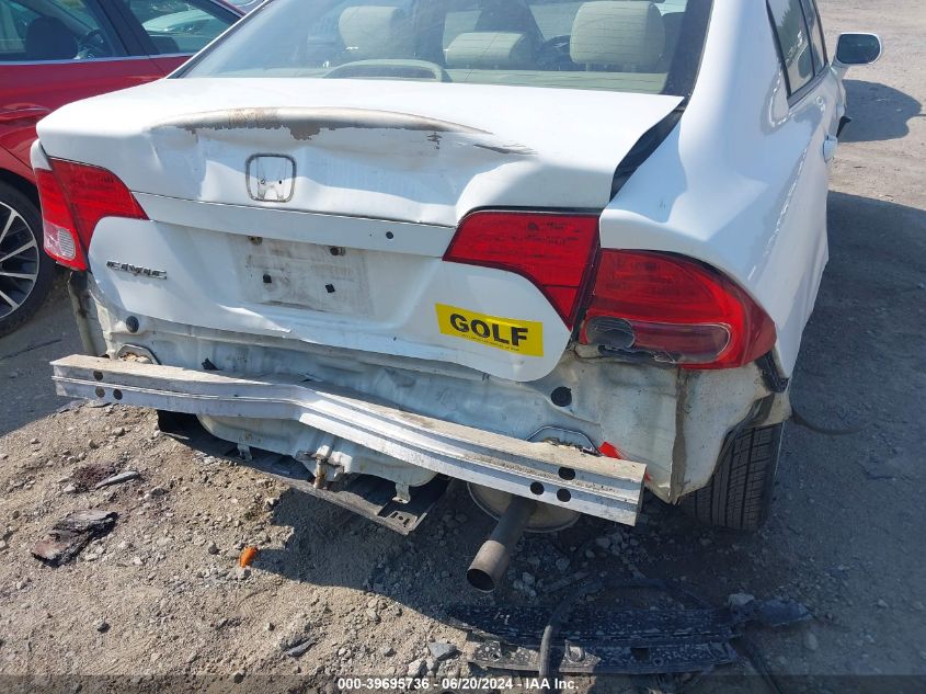 2008 Honda Civic Lx VIN: 2HGFA16518H354828 Lot: 39695736