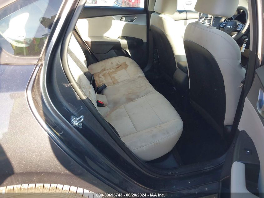 2022 Kia Forte Lxs VIN: 3KPF24AD5NE448830 Lot: 39695743