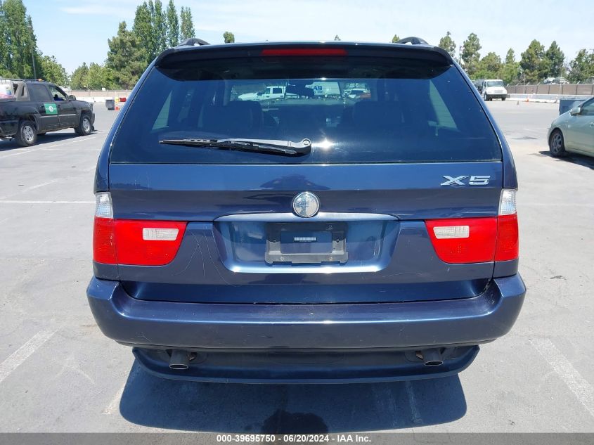 2006 BMW X5 3.0I VIN: 5UXFA13526LY28609 Lot: 39695750