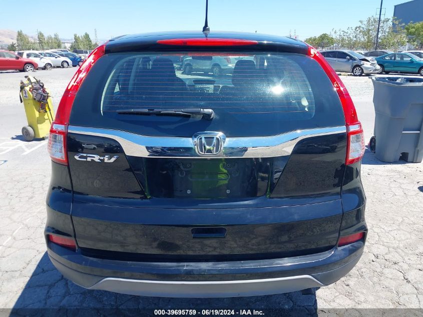 2015 Honda Cr-V Lx VIN: 3CZRM3H30FG715015 Lot: 39695759