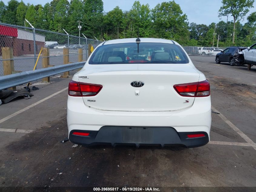 2018 Kia Rio S VIN: 3KPA24AB2JE133115 Lot: 39695817