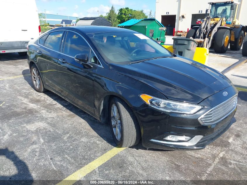 2017 Ford Fusion Se VIN: 3FA6P0HD4HR245611 Lot: 39695820