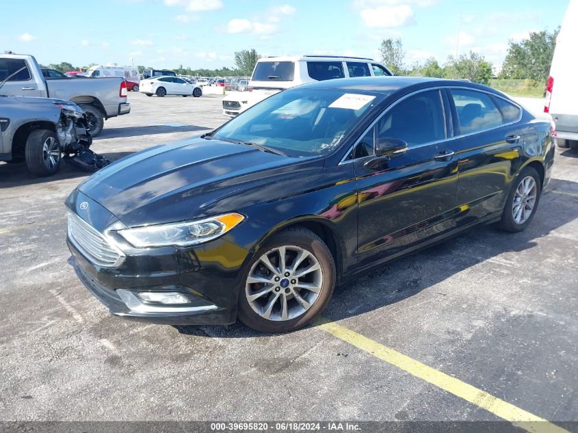 2017 Ford Fusion Se VIN: 3FA6P0HD4HR245611 Lot: 39695820