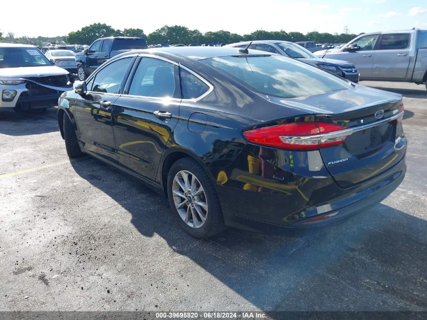 2017 Ford Fusion Se VIN: 3FA6P0HD4HR245611 Lot: 39695820