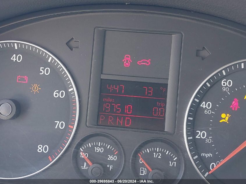 2008 Volkswagen Jetta Se/Sel VIN: 3VWRZ71K78M195235 Lot: 39695843