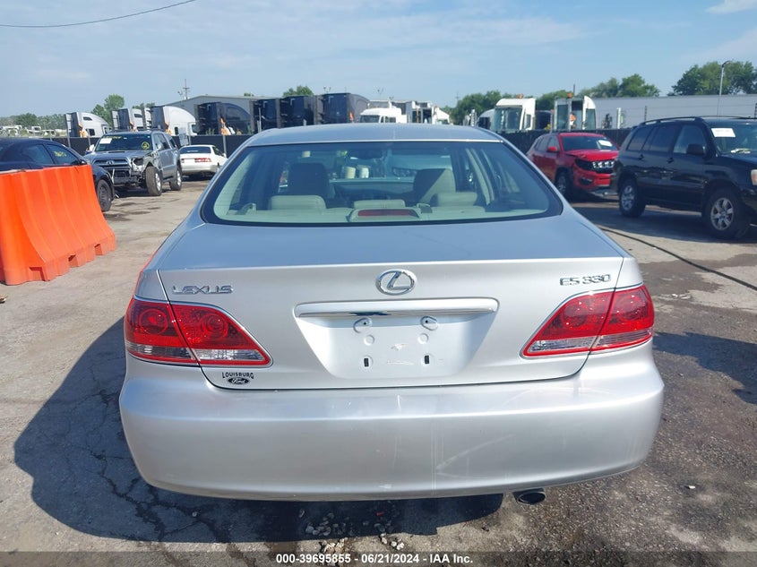 2006 Lexus Es 330 VIN: JTHBA30G865162294 Lot: 39695855