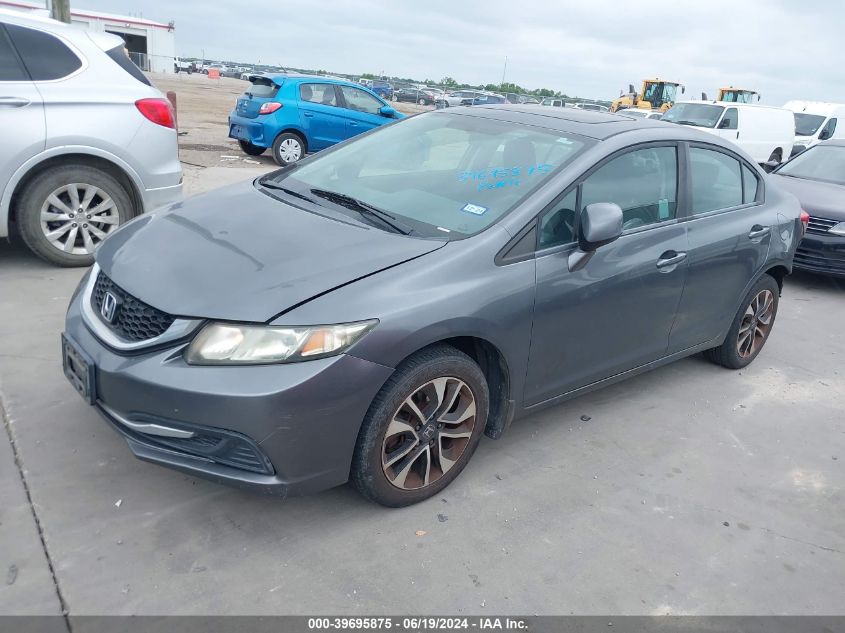 2013 Honda Civic Ex VIN: 19XFB2F88DE285511 Lot: 39695875