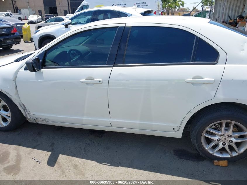 2012 Ford Fusion S VIN: 3FAHP0GA9CR439785 Lot: 39695903