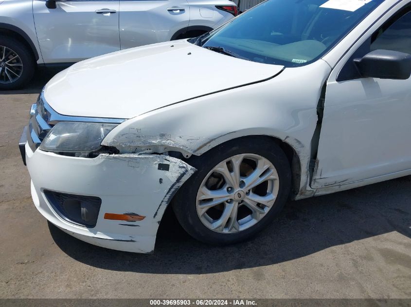 2012 Ford Fusion S VIN: 3FAHP0GA9CR439785 Lot: 39695903