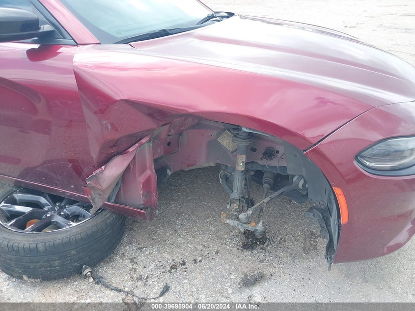 2019 Dodge Charger Sxt Rwd VIN: 2C3CDXBGXKH712295 Lot: 39695904