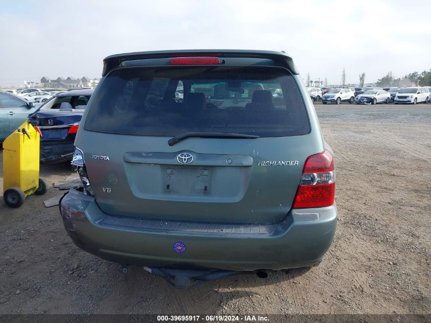 2005 Toyota Highlander Limited VIN: JTEDP21AX50068616 Lot: 39695917